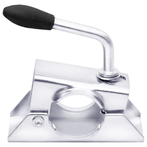 vidaXL Jockey Wheel Clamps 2 pcs 13.5x6.5x14 cm Galvanised Steel