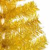 vidaXL Artificial Pre-lit Christmas Tree with Ball Set Gold 240 cm PET