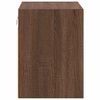 vidaXL Garage Wall Cabinets 2 pcs Brown Oak Engineered Wood