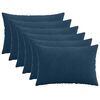 vidaXL Cushion Cover 6 pcs HEERLEN Navy Blue 30 x 50 cm Corduroy