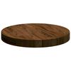 vidaXL Table Top Light brown Ø 40 x 4 cm Solid oak wood