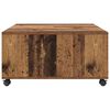 vidaXL Coffee Table Old Wood 75 x 75 x 38 cm Engineered Wood