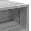vidaXL Coffee Table Grey Sonoma 80 x 46 x 35 cm Engineered Wood