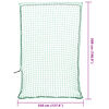 vidaXL Trailer Net with Elastic Rope Green 5x3.5 m PP