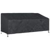 vidaXL Garden Bench Cover Black 220 x 100 x 89 cm 420D Oxford Fbric