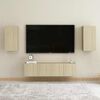 vidaXL TV Cabinet Sonoma Oak 30.5x30x60 cm Engineered Wood