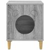 vidaXL Cat House Grey Sonoma 42.5 x 40 x 53 cm Engineered Wood