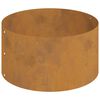 vidaXL Garden Planter Brown 120 x 120 x 20 cm Weathering Steel