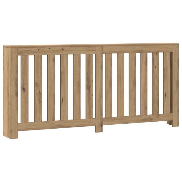 vidaXL Radiator Cover Artisian Oak 175x20x82 cm Engineered Wood