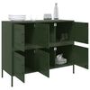 vidaXL Sideboard Olive Green 100.5x39x79 cm Steel
