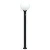 vidaXL Bollard Light with Sensor 120 cm Black IP44