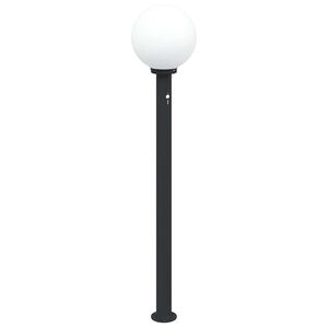 vidaXL Bollard Light with Sensor 120 cm Black IP44
