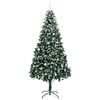 vidaXL Artificial Christmas Tree with 300 LEDs with Stand Green 240 cm