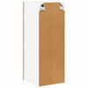 vidaXL Hanging Cabinet 2 pcs Old Wood and White 30 x 31 x 80 cm