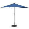 vidaXL Garden Parasol Azurblau 294 x 150 x 224 cm Polyester and Steel