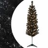 vidaXL Artificial Slim Christmas Tree 120 cm 150 LEDs Warm White