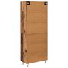 vidaXL Highboard 2 pcs Old Wood Engineered Wood