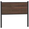 vidaXL Replace Headboard Brown Oak 100 cm Engineered Wood and Steel