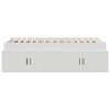 vidaXL Storage Bed Frame White 90 x 200 cm Engineered wood