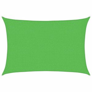 vidaXL Sunshade Sail 160 g/m&sup2; Light Green 2x2,5 m HDPE