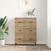 vidaXL Sideboard with Drawer Artisan Oak 69.5 x 34 x 90 cm