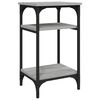 vidaXL Side Table Grey Sonoma 35x30x60 cm Engineered Wood