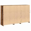 vidaXL LED Sideboard Old Wood 162 x 37 x 100 cm Engineered Wood