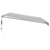 vidaXL Automatic Retractable Awning Anthracite&White 500x350 cm