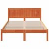 vidaXL Bed Frame Brown 120 x 190 cm Solid Pine wood