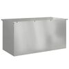 vidaXL Garden Storage Cushion Box Galvanised Steel 100 x 50.5 x 50 cm