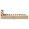 vidaXL Bed Frame without Mattress 140x200 cm Solid Wood Pine