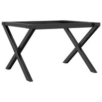 vidaXL Coffee Table Legs X-Frame 50x40x38 cm Cast Iron