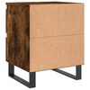 vidaXL Bedside Cabinets 2 pcs Smoked Oak 40x35x50 cm Engineered Wood