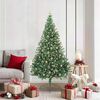 vidaXL Artificial Pre-lit Christmas Tree Green 180 cm PVC