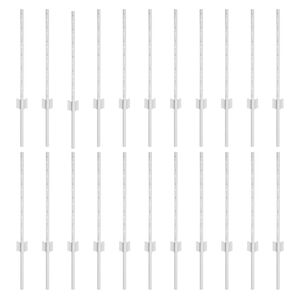 vidaXL Embedded Fence Post 22 pcs Silver 100 cm Powder-Coated Steel