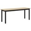 vidaXL Bench Sonoma Oak 110 x 35 x 45 cm Engineered Wood