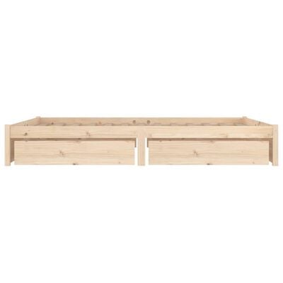 vidaXL Bed Frame with Drawers 160x200 cm