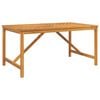 vidaXL Garden Dining Set 4 pcs Brown Solid Acacia Wood