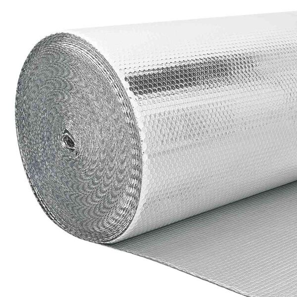 vidaXL Radiator Heat Reflector Silver 30 x 0.6 m Polyethylene