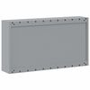 vidaXL Tool Cabinet with Shelf with Lock Red and Grey 100 x 20 x 55 cm
