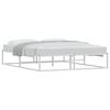 vidaXL Bed Frame without Mattress White 160x200 cm Metal
