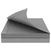 vidaXL Tarpaulin with Eyelets Light Grey 2 x 3 m 260 gsm PE