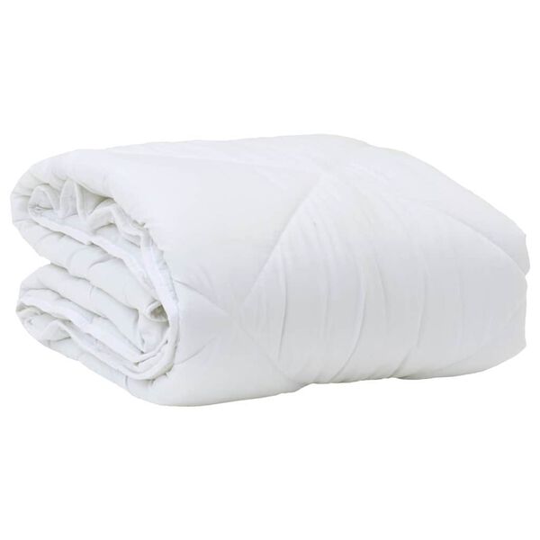 vidaXL Summer Duvet with Pillow 2 pcs White Microfiber