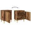 vidaXL Bedside Cabinet Old Wood 40 x 30 x 50 cm Engineered Wood