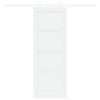 vidaXL Sliding Door White 73.5 x 198.5 cm Solid Pine Wood