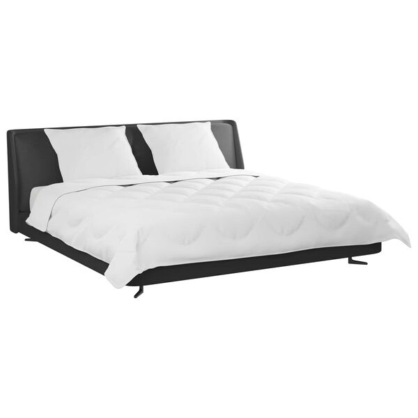 vidaXL Duvet with Pillows with Pillow 3 pcs White Microfiber