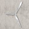 vidaXL Wall-Mounted Propeller Aluminium Silver 70 cm