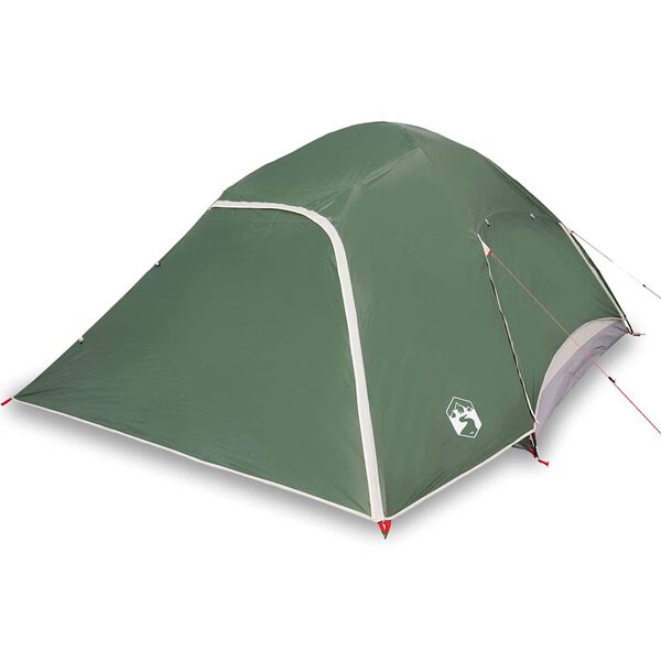 vidaXL Family Tent Dome 6-Person Green Waterproof