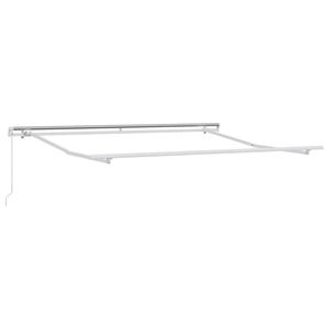 vidaXL Awning Frame Manual White 300 x 250 cm Aluminium