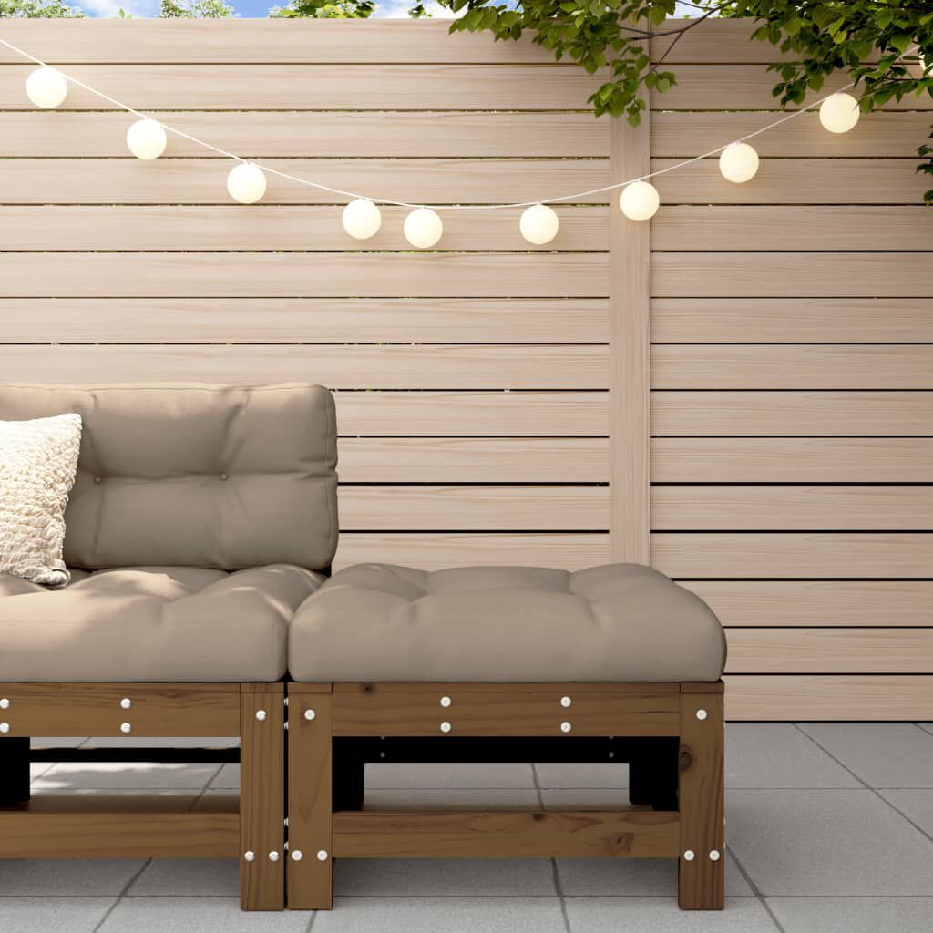 Patio top footstool cushion